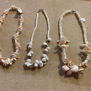 NEW 3 Shell Necklaces - Native - Tribal